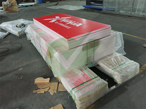 Two tone dual color HDPE sheet for outdoor equipment