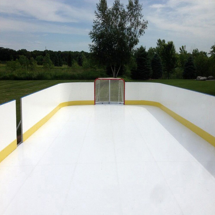 4×8 ft UHMWPE synthetic ice tiles